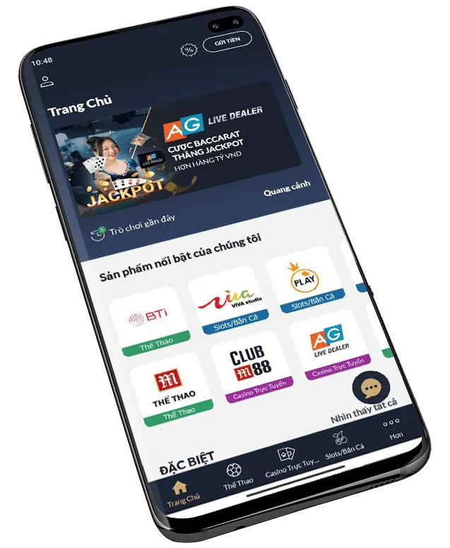 Giao diện thân thiện của sgd777 app